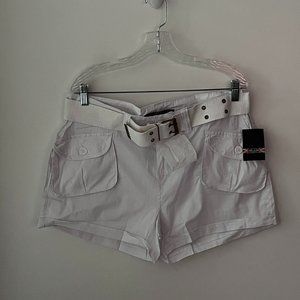 Helium London Women's Military Cargo Shorts With Belt